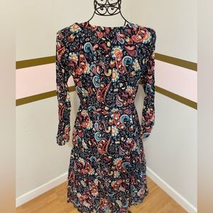 Loft floral maxi dress